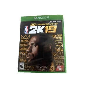 NBA 2K19 Xbox One Game 20th Anniversary Edition Pre Owned Sticker Case
